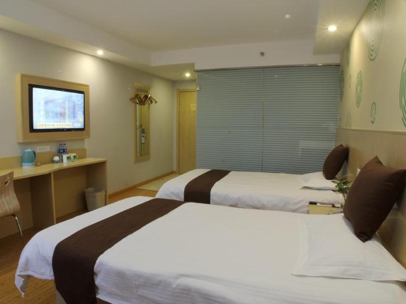 Greentree Inn Shanghai Gucun Park Express Hotel Bagian luar foto