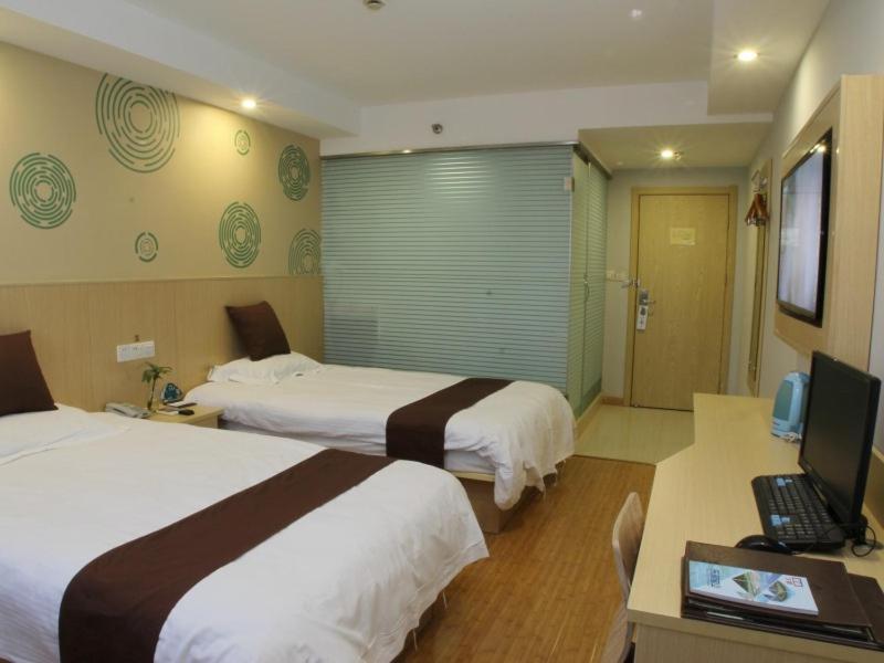 Greentree Inn Shanghai Gucun Park Express Hotel Bagian luar foto